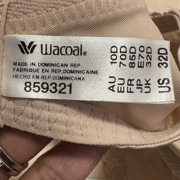 Wacoal 859221 Maternity Spacer T-Shirt 32D NUDE NWT - Picture 4 of 5